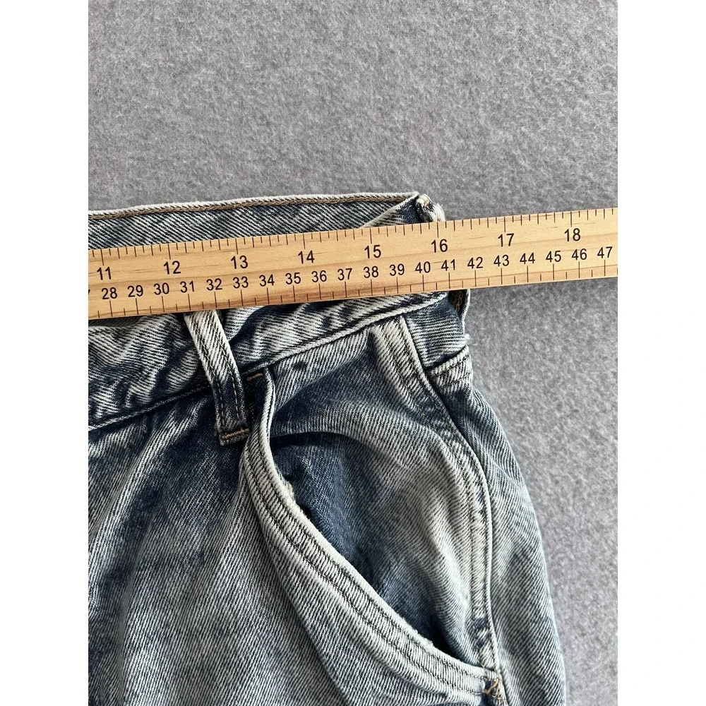 Aeropostale 90's Baggy Women's Jeans Size 10R Y2K Wide Leg Light‎ Acid Wash 32